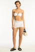 Sea Level Surf Mesh Drawstring Mini Skirt